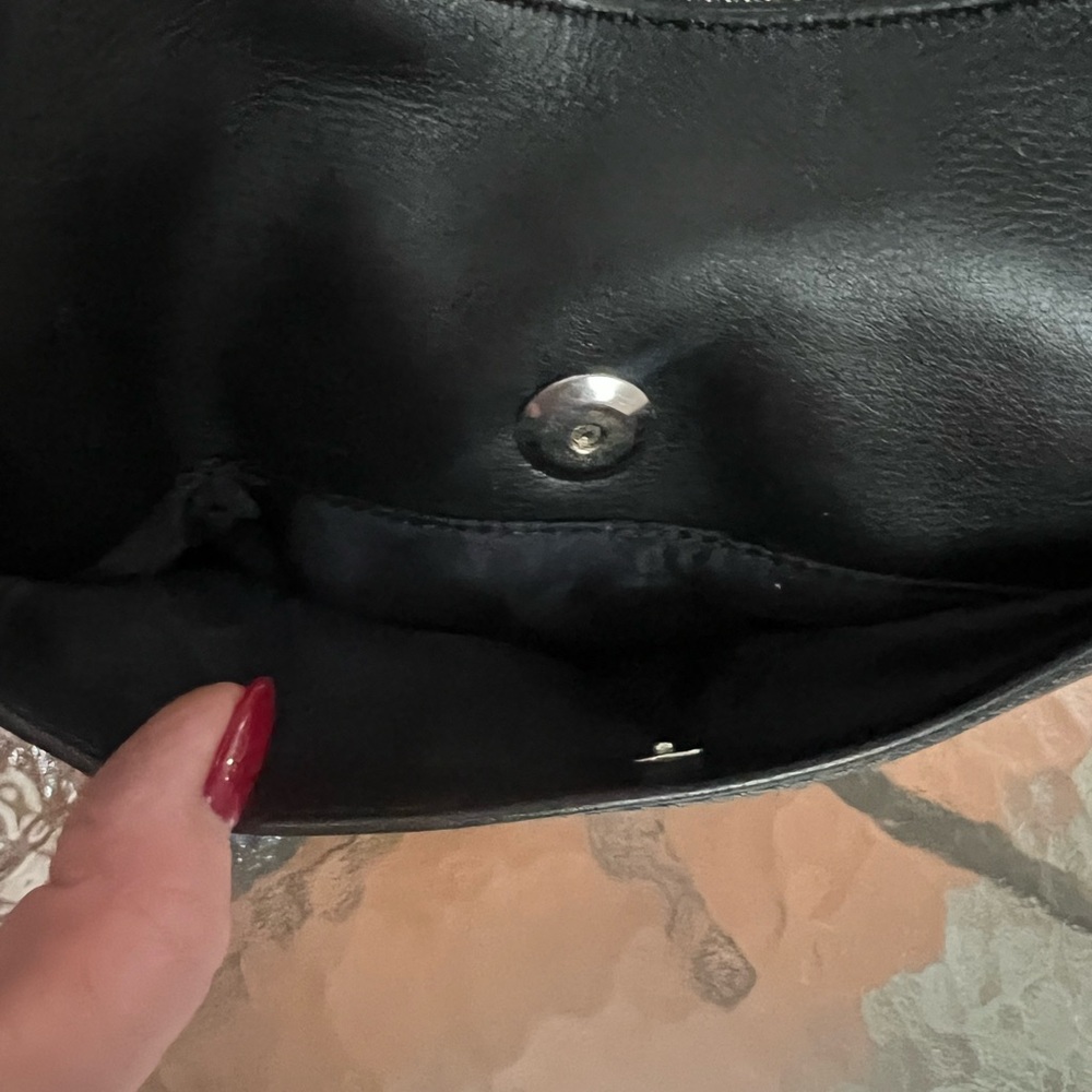 Vintage Coach Hamilton Black Leather Hobo Bag - Picture 9 of 13